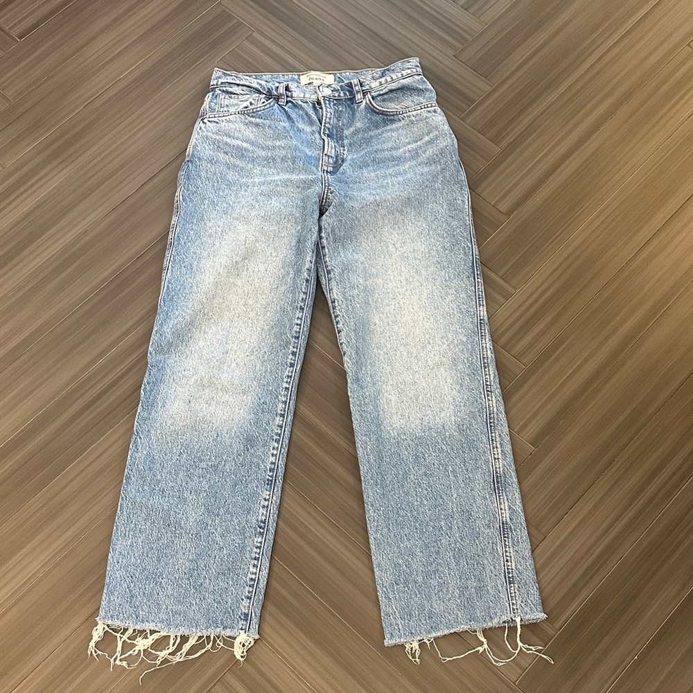 Reformation Val 90s Mid Rise Straight Jeans